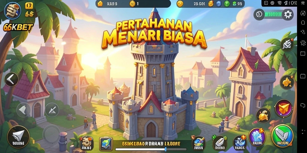 Tampilan gameplay dinamis dan strategis di 66KBET.