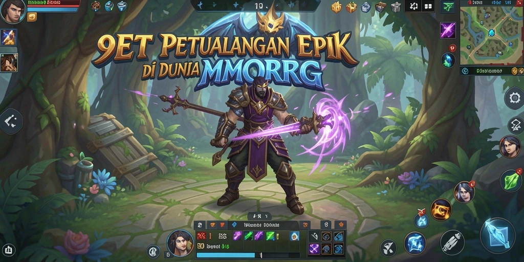 Tampilan gameplay 9ET yang memukau di dunia MMORPG.