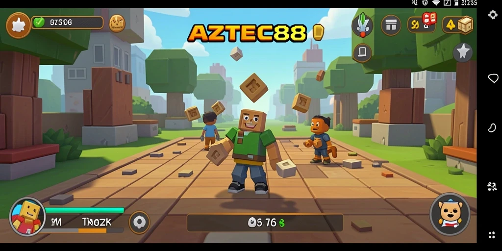 Tampilan gameplay AZTEC88 yang menantang dan menarik.