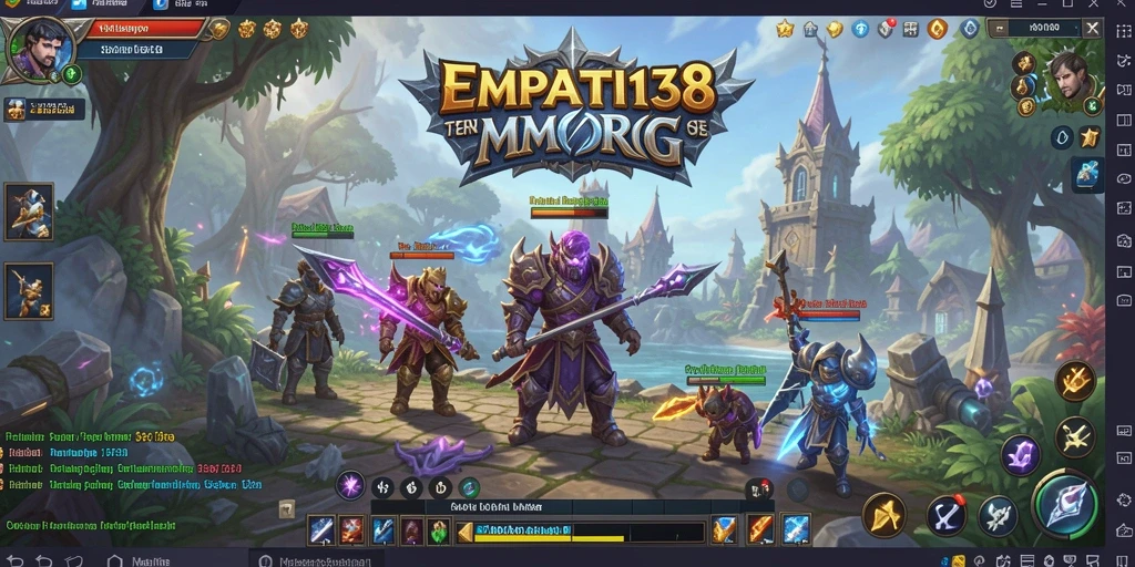 Screenshot gameplay EMPATI138 menghadirkan aksi seru dalam MMORPG.