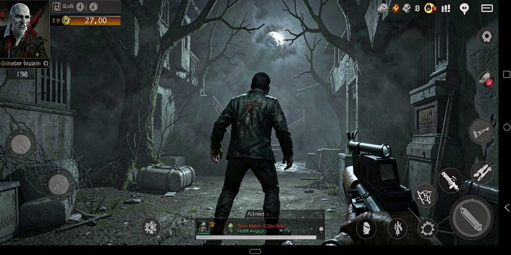 Tampilan gameplay FO8 yang menegangkan dan penuh misteri.