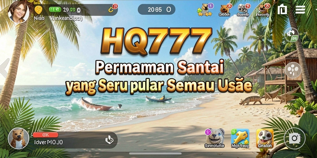 Tangkapan layar permainan HQ777 yang menunjukkan gameplay yang mengasyikkan.