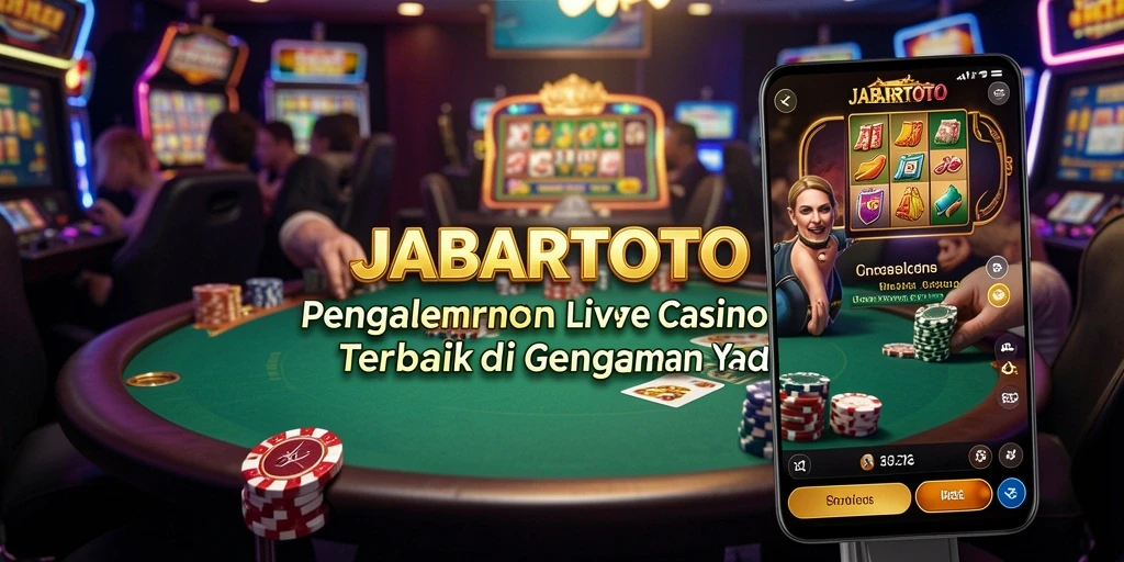 Tampilan gameplay Live Casino yang menarik dan interaktif di JABARTOTO.