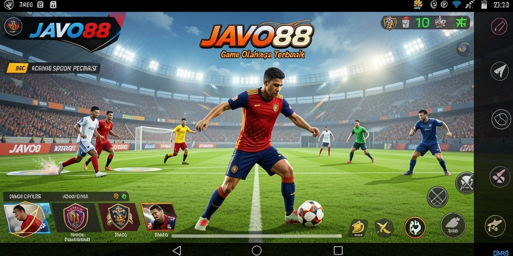Screenshot JAVO88 menampilkan aksi olahraga yang menarik dan kompetitif.