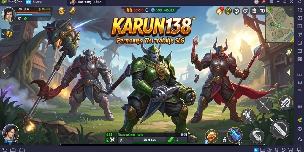 Tampilan gameplay menarik dari <strong>KARUN138</strong> dengan suasana pertempuran yang seru.
