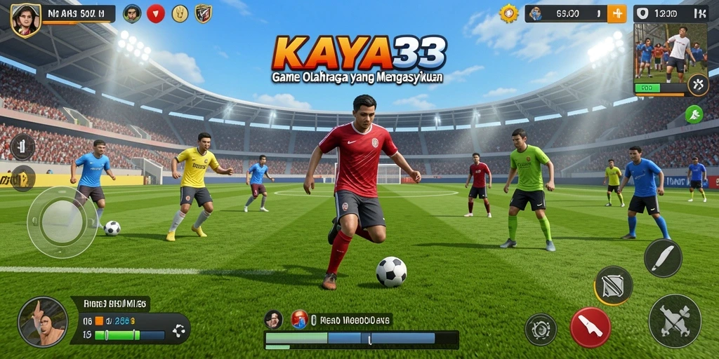 Tampilan menarik dari gameplay KAYA33 dengan aksi olahraga seru.