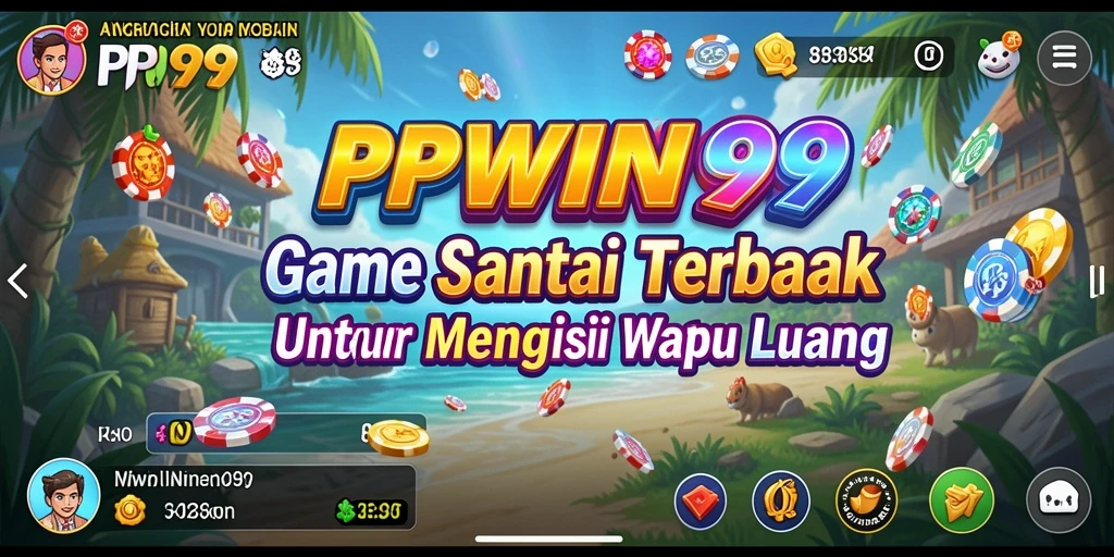 Screenshot PPWIN99 menampilkan permainan santai yang ceria dan menghibur.