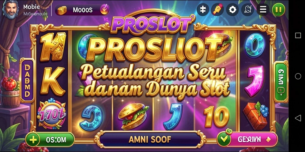 Tampilan gameplay PROSLOT yang menarik dan menegangkan.