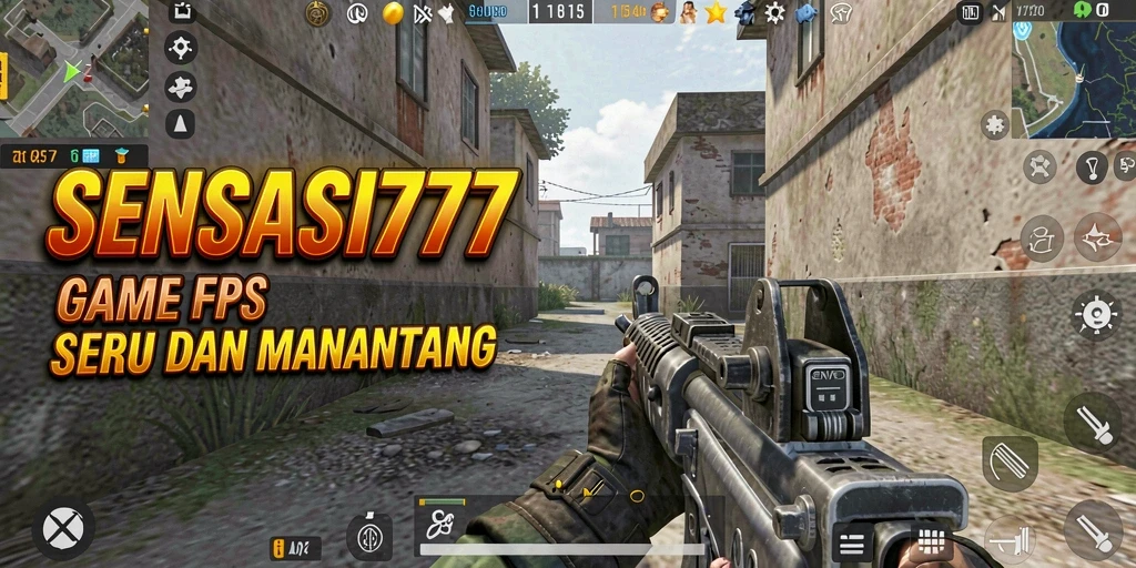 Tampilan gameplay intens dari SENSASI777 yang penuh aksi.