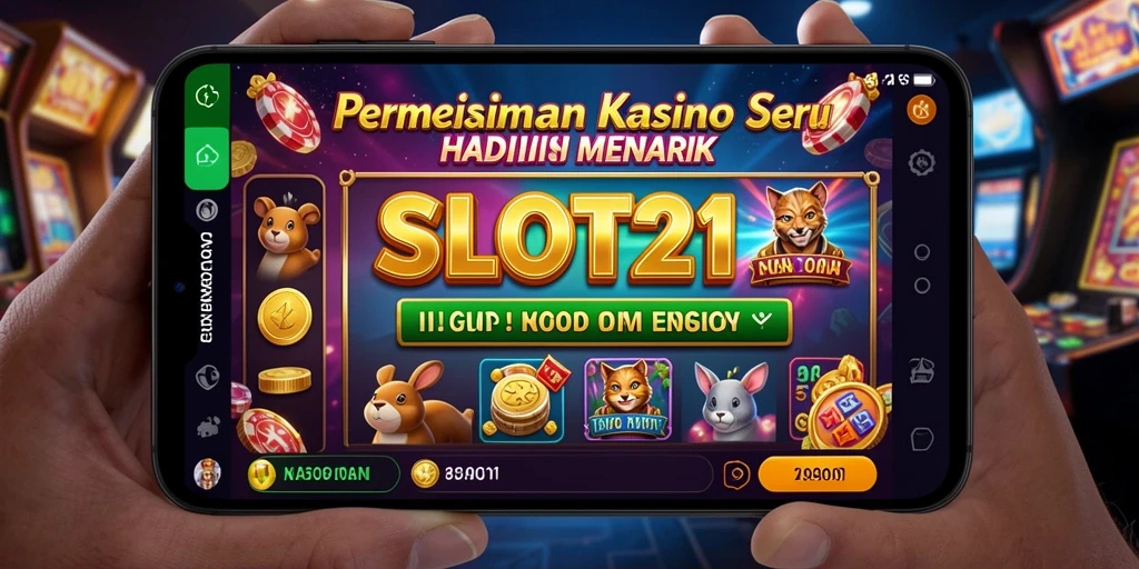 Tangkapan layar gameplay SLOT21 menampilkan mesin slot yang mengasyikkan.