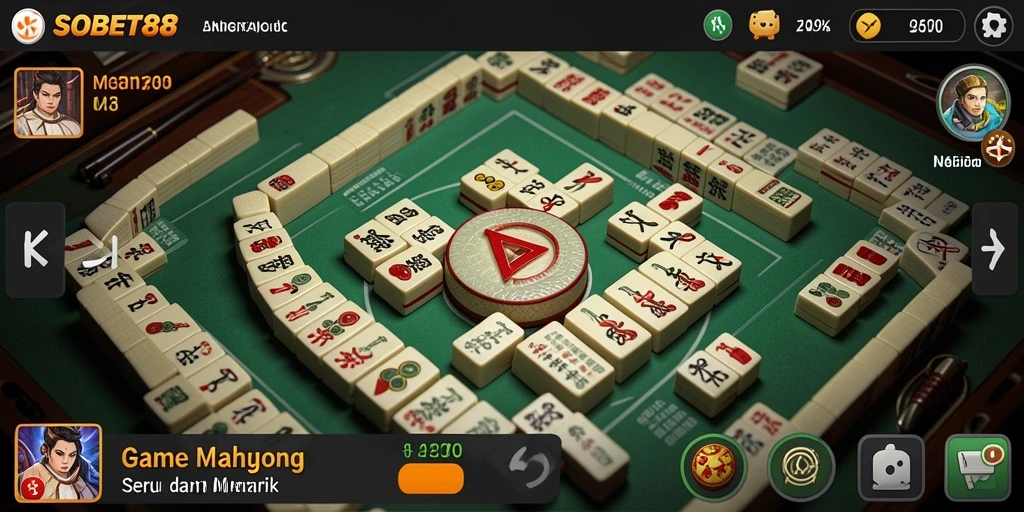 Menampilkan gameplay Mahjong yang seru dan menarik.