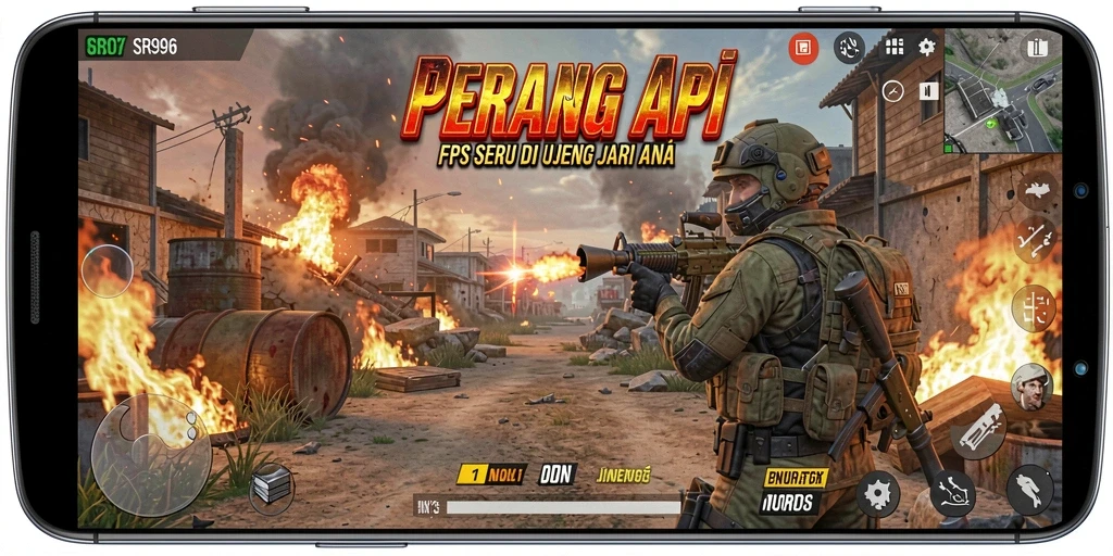 Tampilan gameplay seru dan menegangkan dari SR996.